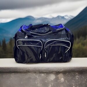 Protege 28 Sports Duffel, Black Large Multi Pocket Sport Travel Luggage